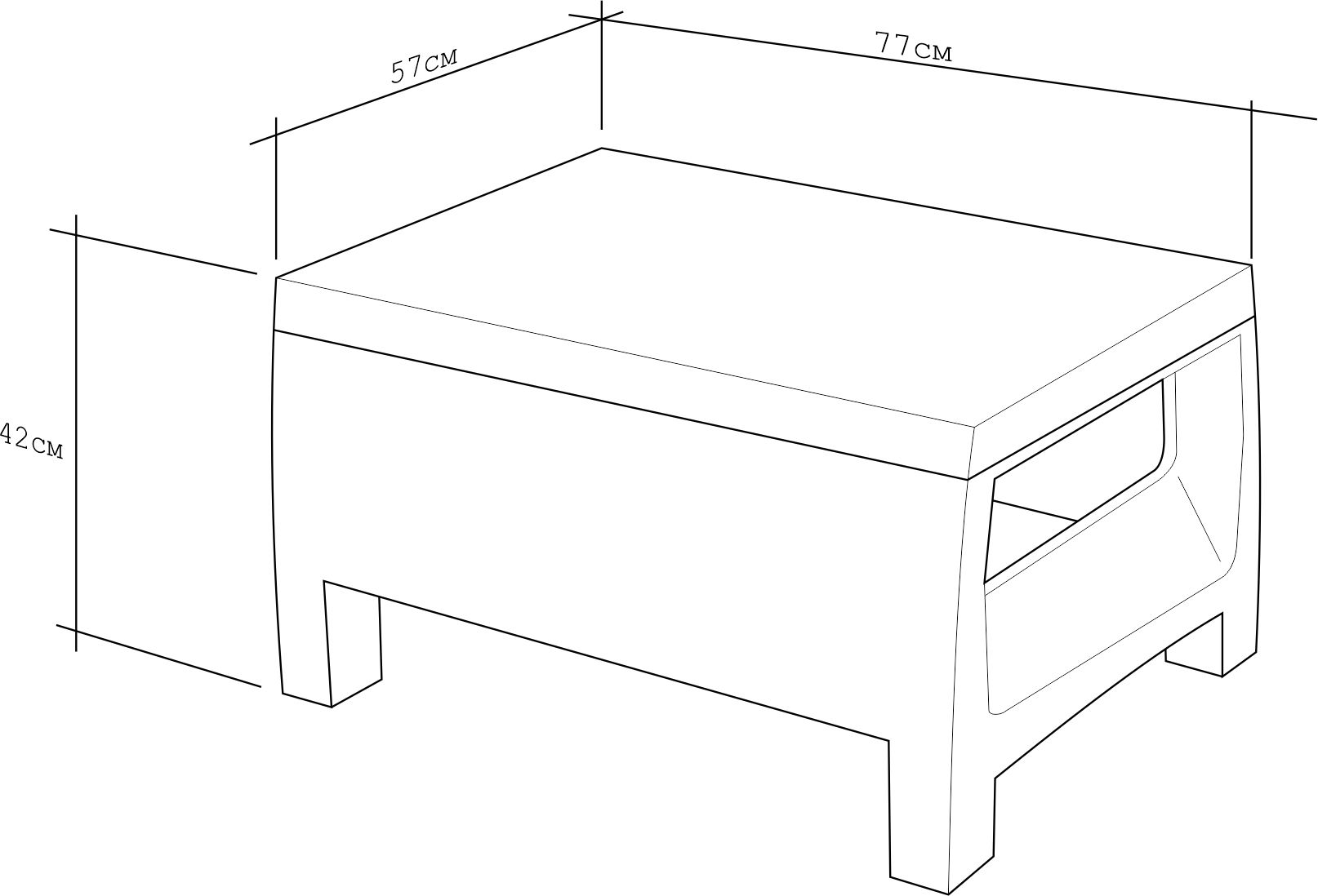 Столик YALTA COFFEE TABLE