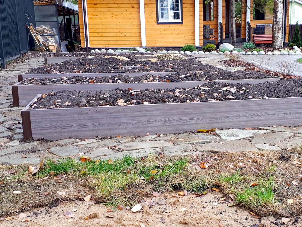 Средняя доска ДПК грядочная Holzhof ТЕПЛАЯ ГРЯДКА 225х30х2950 mm