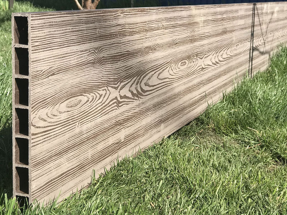 Высокая грядка Holzhof из ДПК (ДОСКА), коричневая 300х30х2950 mm