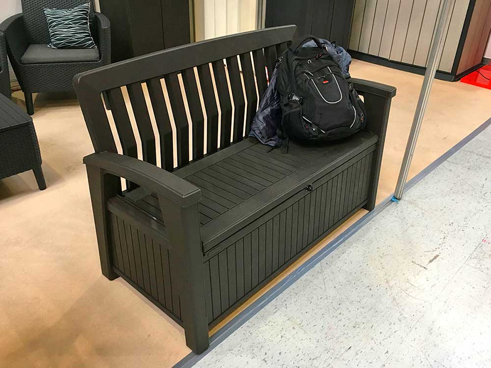 Садовая лавка для хранения вещей Keter PATIO BENCH