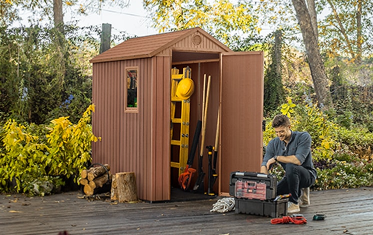 Пластиковый хозблок DARWIN 6x4