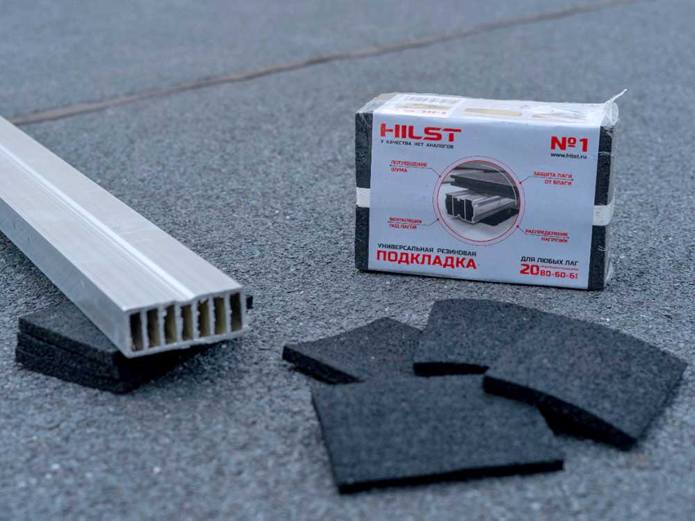 Резиновая подкладка HILST под лагу