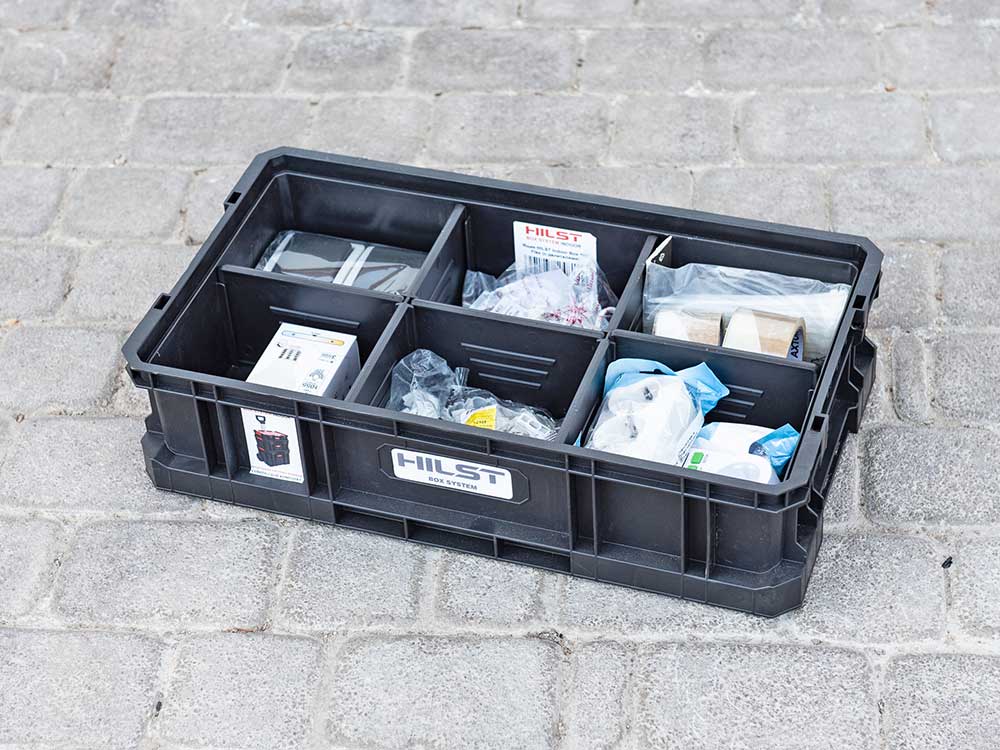 Ящик HBS BOX 100 с перегородками