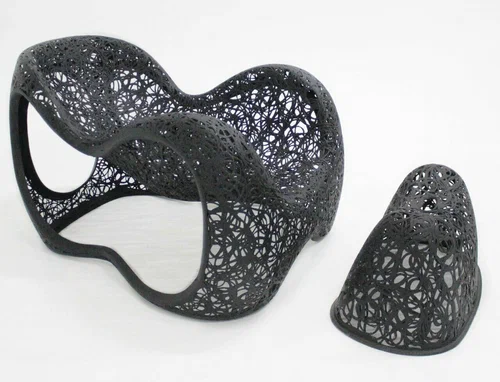 Дизайнерское уличное садовое кресло-шезлонг из базальта Basalt Studio PORTAL