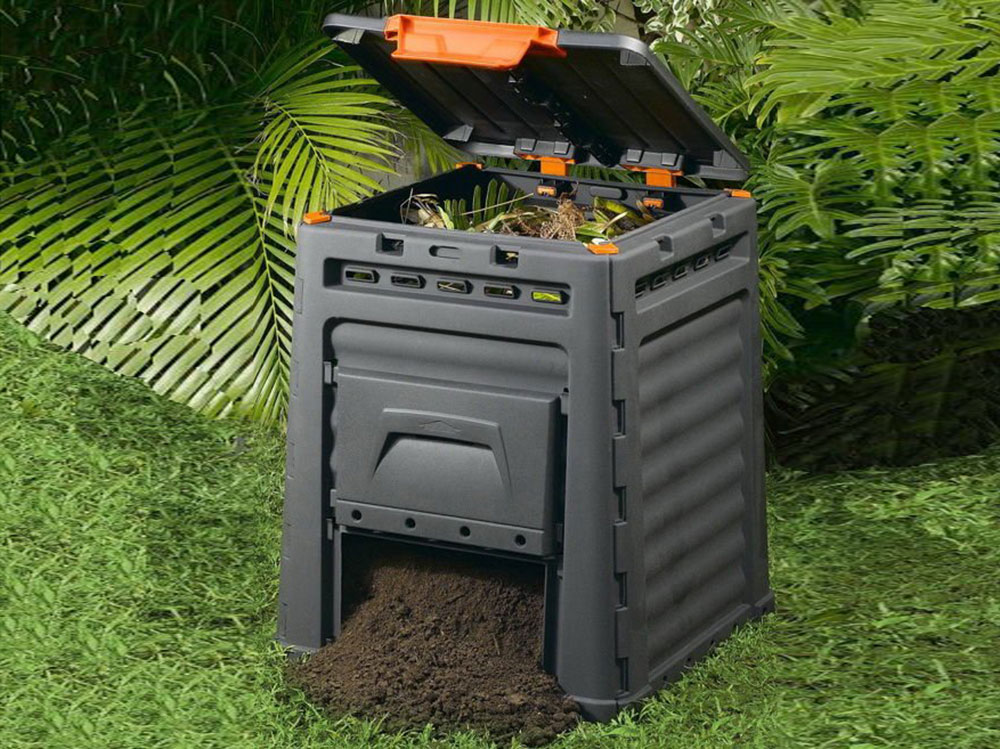 Компостер садовый Keter ECO COMPOSTER объем 320 л из пластика для дачи