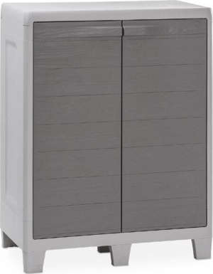 Уличная тумба Toomax WOODY'S XL 2х дверная глубокая (2 полки)